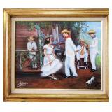 Lopetegui oil on canvas