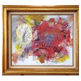 Townbly oil on canvas