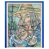 LABRADA OIL ON CANVAS