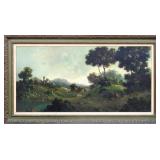 ANTIQUE OIL ON CANVAS EUROPEAN SCHOOL