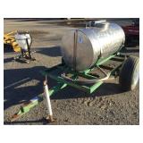 Custom 200 Gallon Stainless Steel Tank Trailer