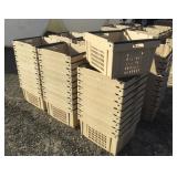 Approx (60) FRESH TOTE 24x20" Poly Produce Bins