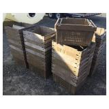 Approx (40) FRESH TOTE 24"x20" Poly Produce Bins