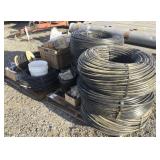 (2) Pallets of Drip Tape and Fittings/Parts
