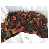 Plastic Bin of Assorted Size Clamps