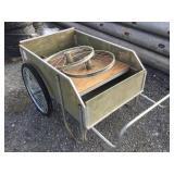 Portable Wooden Garden Cart