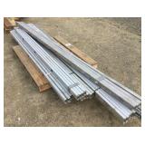 Pallet of Metal Girders and Rods
