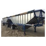 Set of 2007 P.T. Stainless Steel Hopper Trailers