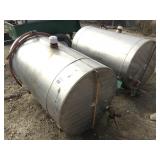 Set of (2) 200 Gallon Stainless Steel Side Tanks
