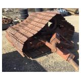 Set of ALLIS-CHALMERS Steel Harvester Tracks