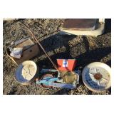 Single Row Walk Behind Push Planter