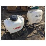 Set of (2) Poly Backpack Sprayers