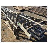 Pallet of (5) Aluminum Ladders