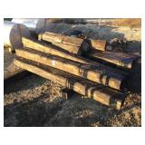 Lot of (12) Railroad Ties