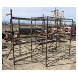 Lot of (3) Steel Racking Units