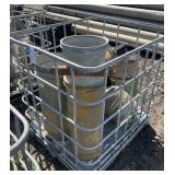 Metal Basket of 12" Pipe Fittings