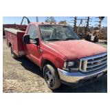 (DMV) 2002 FORD F-350 Service Truck, Gas, 2wd