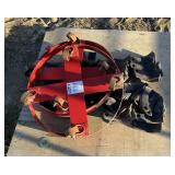 Pallet of Barrell Dollies and Chopper Teeth