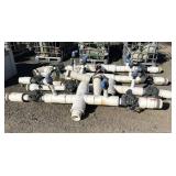 Lot of PVC 8" Valves