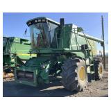 JOHN DEERE 9660CTS Harvester on Rubber