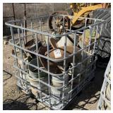 Metal Basket of 10" Pipe Fittings