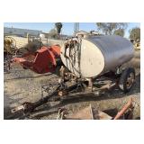 500g S.S. Mixing Tank Trailer