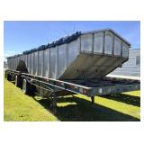 (DMV) Set of 1954 UTILITY Alu. Hopper Trailers