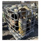 Metal Basket of 10" Pipe Fittings