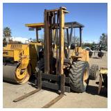 CASE 586E 6000Lb Capacity R.T. Forklift, 4wd
