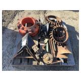 Pallet of Cultivator Parts