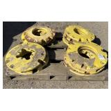Pallet of Approx. (20) JD Belted Crawler Weights