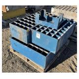 (3) Small Bolt Bins and Contents
