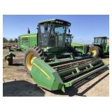 JOHN DEERE A400 S.P. Swather & JD 896 16