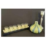 CANDLE GARDEN, VASE, CANDLESTICK