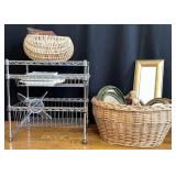 STORAGE DRAWER, BASKETS & PICTURE FRAME