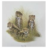 Print, Cheetah Kittens, I H Farnsworth