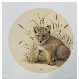 Print, Lion Cub, I H Farnsworth