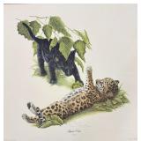 Print, Jaguar Cubs, I H Farnsworth