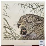 Print, Persian Leopard, I H Farnsworth