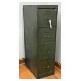 File Cabinet, Shaw Walker, Metal Letter size