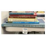 Books, Atlas and more (all as shown)