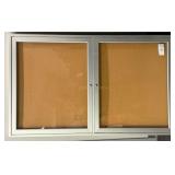 Display Case, Wall Mount, 2 Door