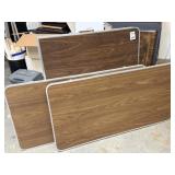 Folding Tables, Aluminum Frams (3)