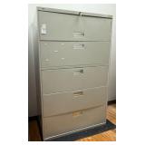 File Cabinet, Lateral 5 Drawer