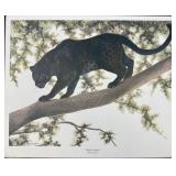 Print, Melanistic Leopard, I H Farnsworth