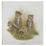Print, Cheetah Kittens, I H Farnsworth