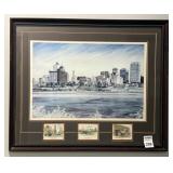 Artwork, Memphis Skyline + 3 Highlights of Mem