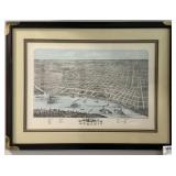 Artwork, Early Map of Memphis