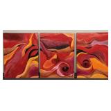Artwork, Oil on canvas, Modern (3 pieces)