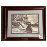 Artwork, Framed 'A Fancy Pair' R J McDonald